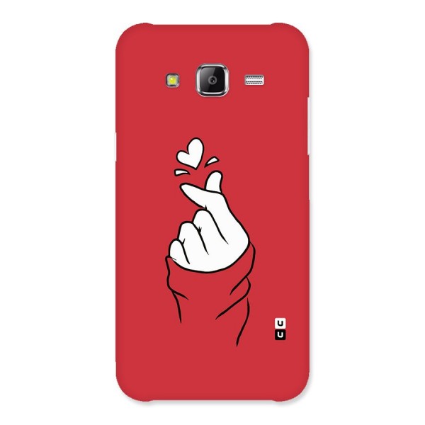 Korean Love Sign Back Case for Samsung Galaxy J5