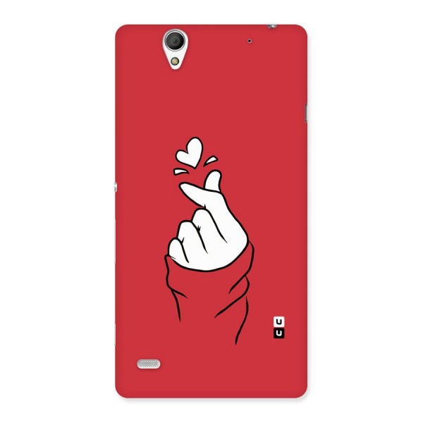 Korean Love Sign Back Case for Sony Xperia C4