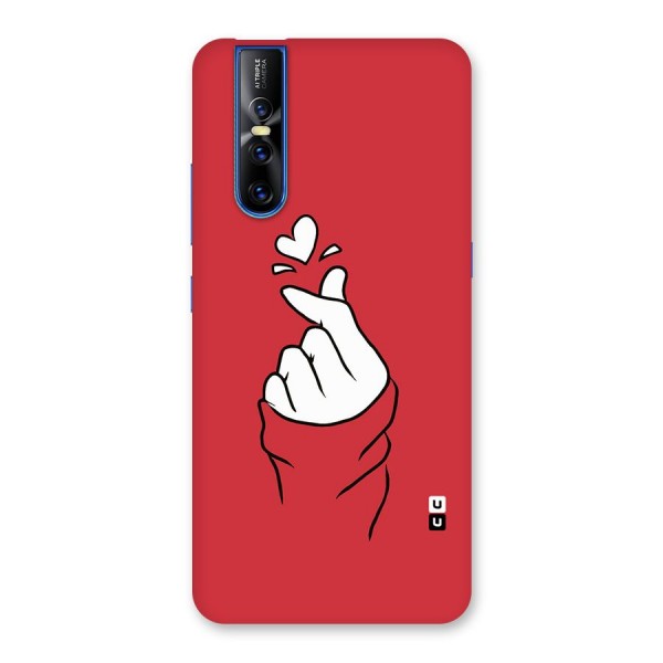 Korean Love Sign Back Case for Vivo V15 Pro