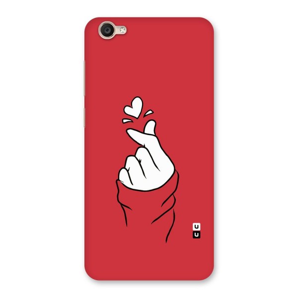 Korean Love Sign Back Case for Vivo Y55s