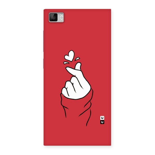 Korean Love Sign Back Case for Xiaomi Mi3