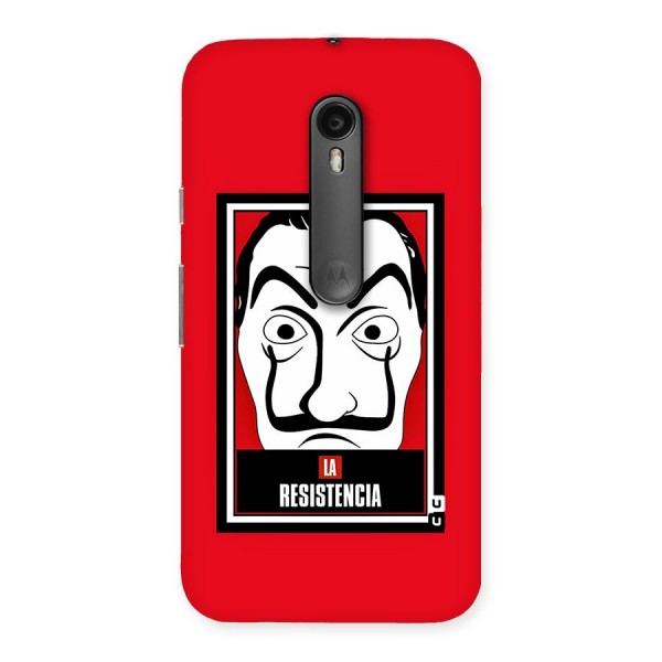 La Resistencia Minimalist Back Case for Moto G3