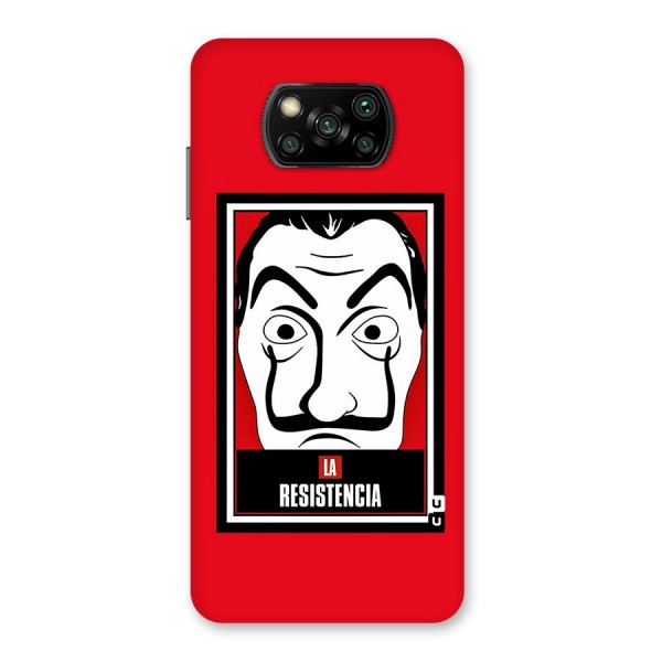 La Resistencia Minimalist Back Case for Poco X3