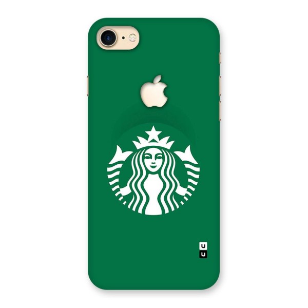 Lady StarBucks Back Case for iPhone 7 Apple Cut