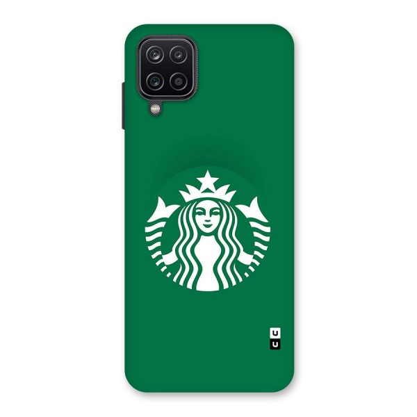 Lady StarBucks Glass Back Case for Galaxy A12