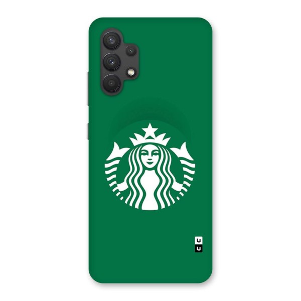 Lady StarBucks Glass Back Case for Galaxy A32