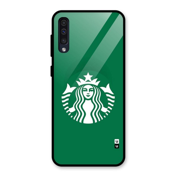 Lady StarBucks Glass Back Case for Galaxy A50s