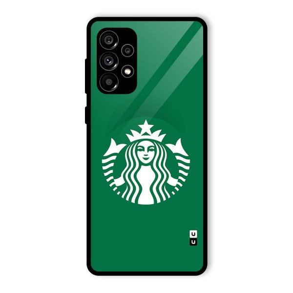 Lady StarBucks Glass Back Case for Galaxy A73 5G