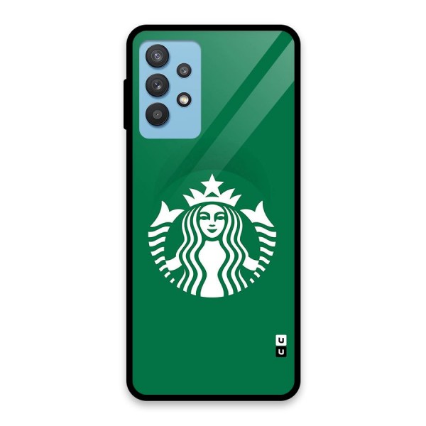 Lady StarBucks Glass Back Case for Galaxy M32 5G