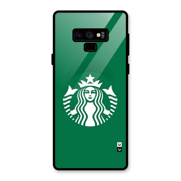 Lady StarBucks Glass Back Case for Galaxy Note 9