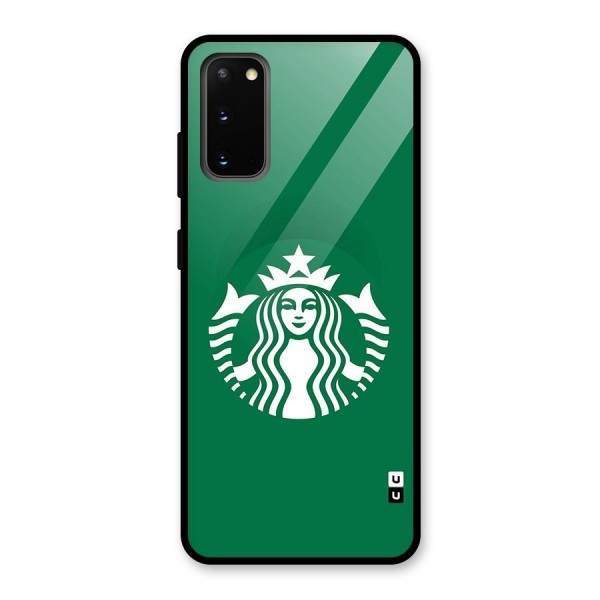 Lady StarBucks Glass Back Case for Galaxy S20