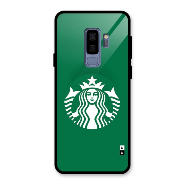 Lady StarBucks Glass Back Case for Galaxy S9 Plus