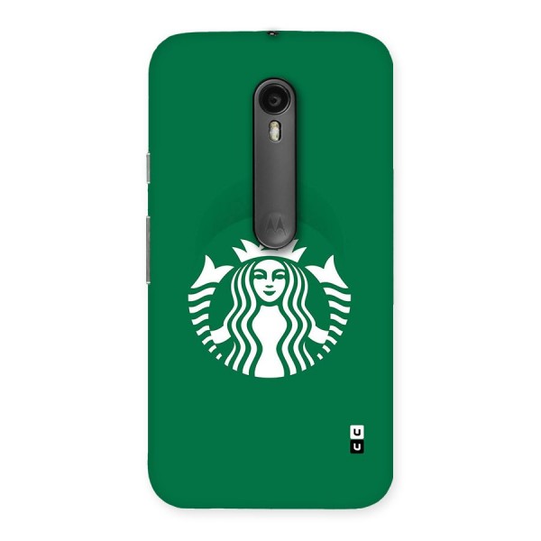 Lady StarBucks Back Case for Moto G3