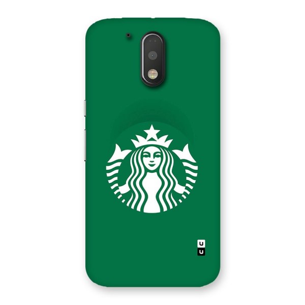 Lady StarBucks Back Case for Moto G4