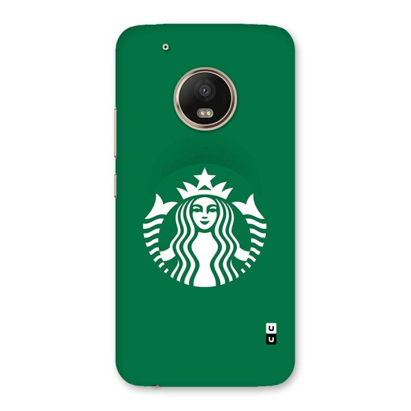 Lady StarBucks Back Case for Moto G5 Plus