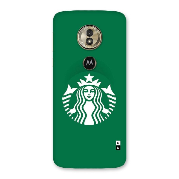 Lady StarBucks Back Case for Moto G6 Play