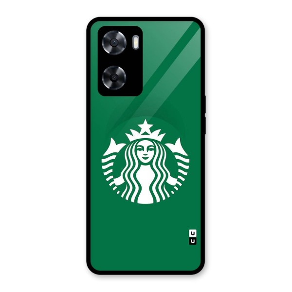 Lady StarBucks Glass Back Case for Oppo A57 2022