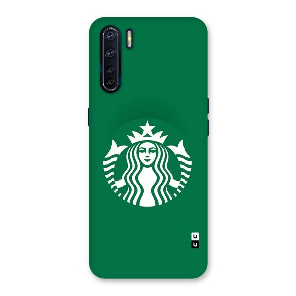 Lady StarBucks Glass Back Case for Oppo F15