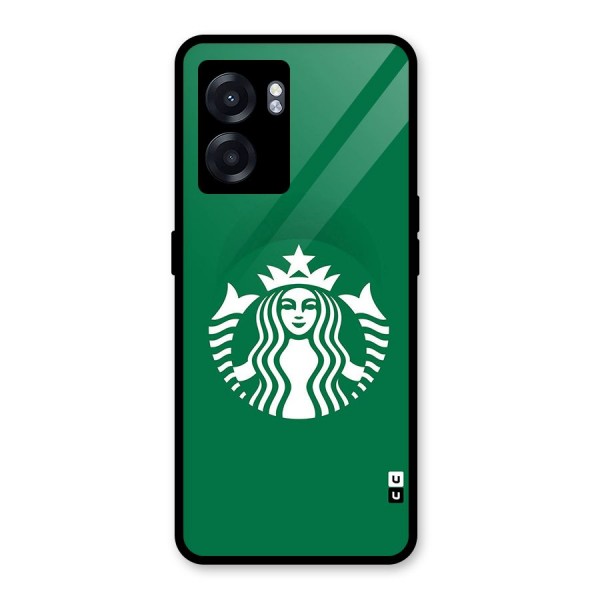 Lady StarBucks Glass Back Case for Oppo K10 (5G)