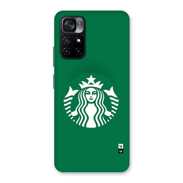 Lady StarBucks Glass Back Case for Poco M4 Pro 5G