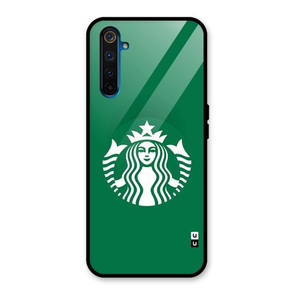 Lady StarBucks Glass Back Case for Realme 6 Pro