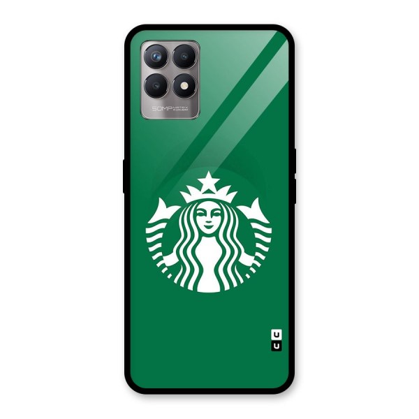 Lady StarBucks Glass Back Case for Realme 8i