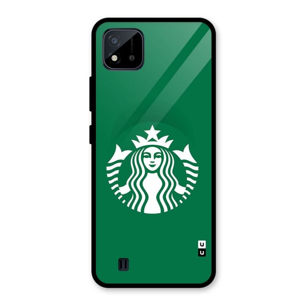 Lady StarBucks Glass Back Case for Realme C11 2021