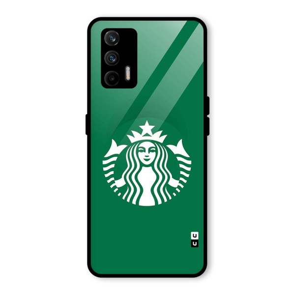 Lady StarBucks Glass Back Case for Realme X7 Max