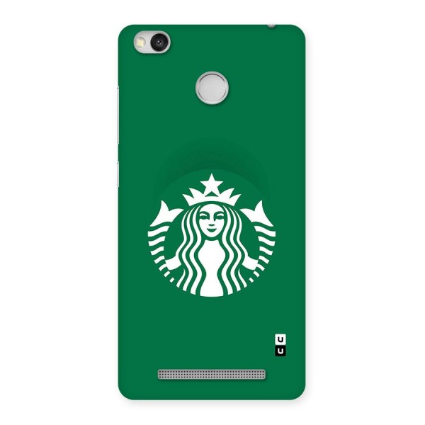 Lady StarBucks Back Case for Redmi 3S Prime