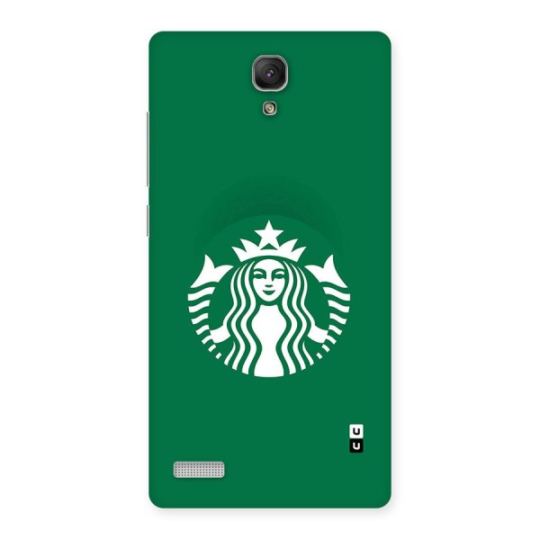 Lady StarBucks Back Case for Redmi Note