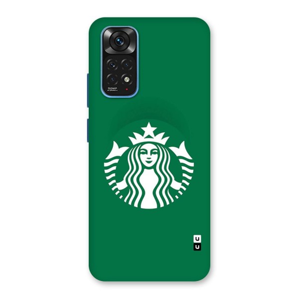 Lady StarBucks Glass Back Case for Redmi Note 11S