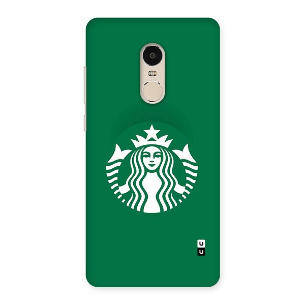 Lady StarBucks Back Case for Redmi Note 4