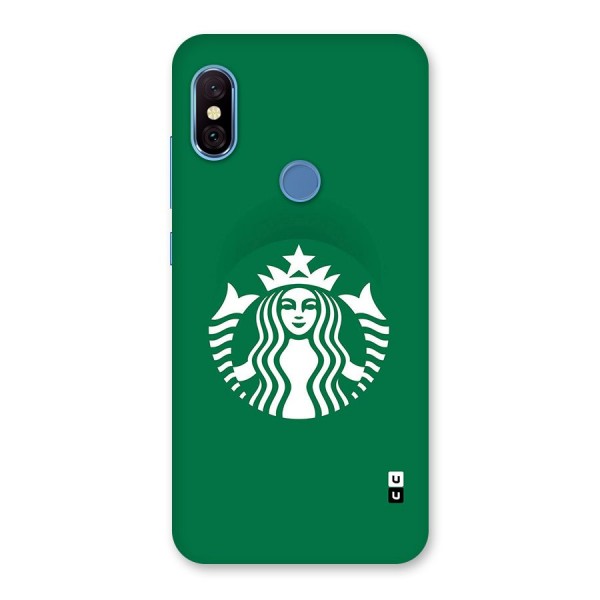 Lady StarBucks Back Case for Redmi Note 6 Pro