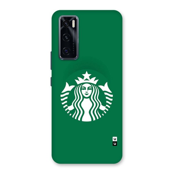 Lady StarBucks Glass Back Case for Vivo V20 SE