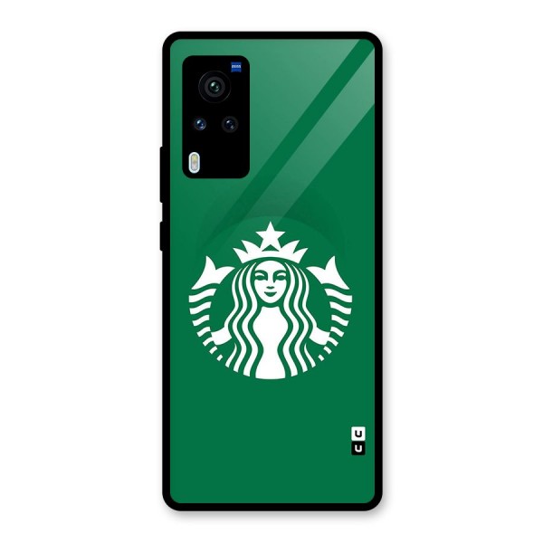 Lady StarBucks Glass Back Case for Vivo X60 Pro