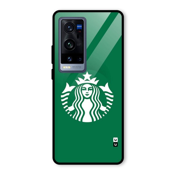 Lady StarBucks Glass Back Case for Vivo X60 Pro Plus