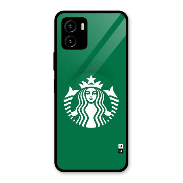 Lady StarBucks Glass Back Case for Vivo Y15s