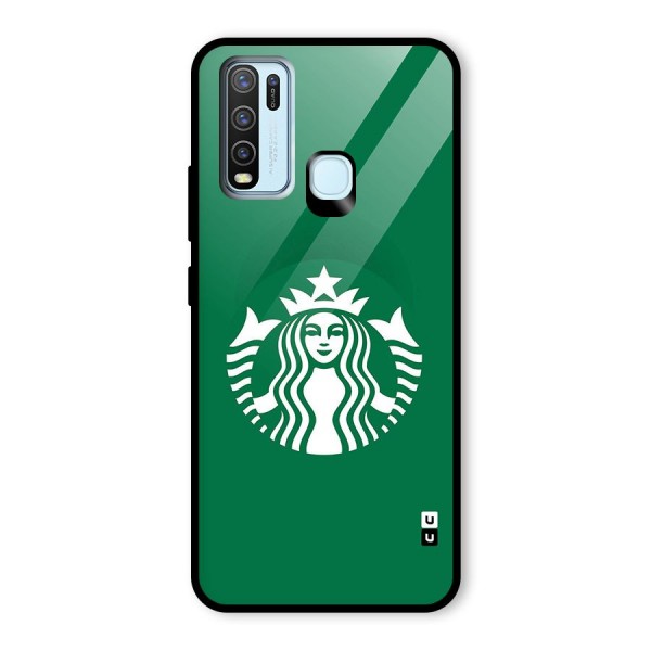 Lady StarBucks Glass Back Case for Vivo Y30