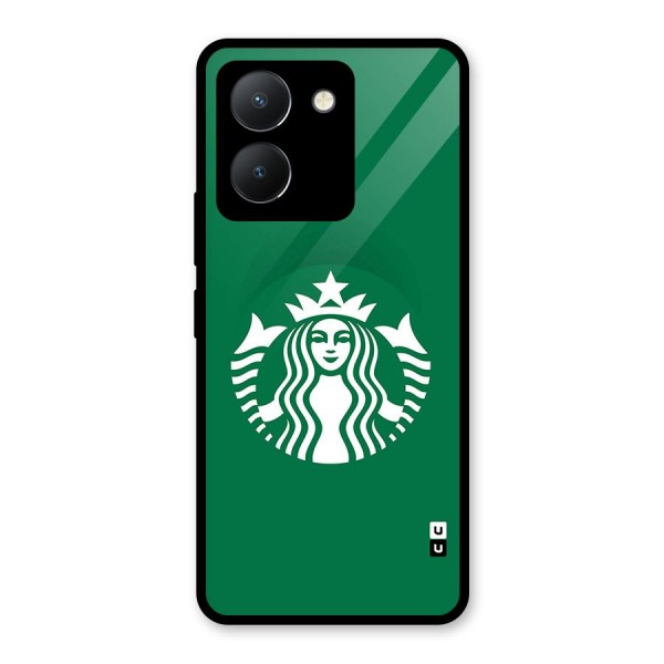 Lady StarBucks Glass Back Case for Vivo Y36