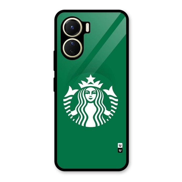 Lady StarBucks Glass Back Case for Vivo Y56