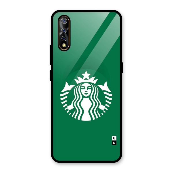 Lady StarBucks Glass Back Case for Vivo Z1x