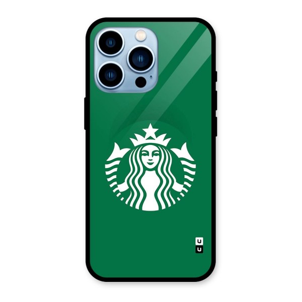 Lady StarBucks Glass Back Case for iPhone 13 Pro