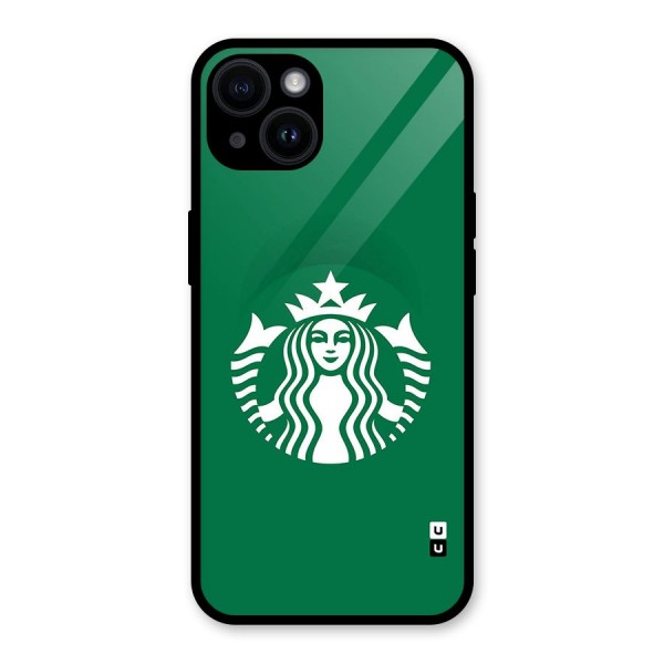 Lady StarBucks Glass Back Case for iPhone 14