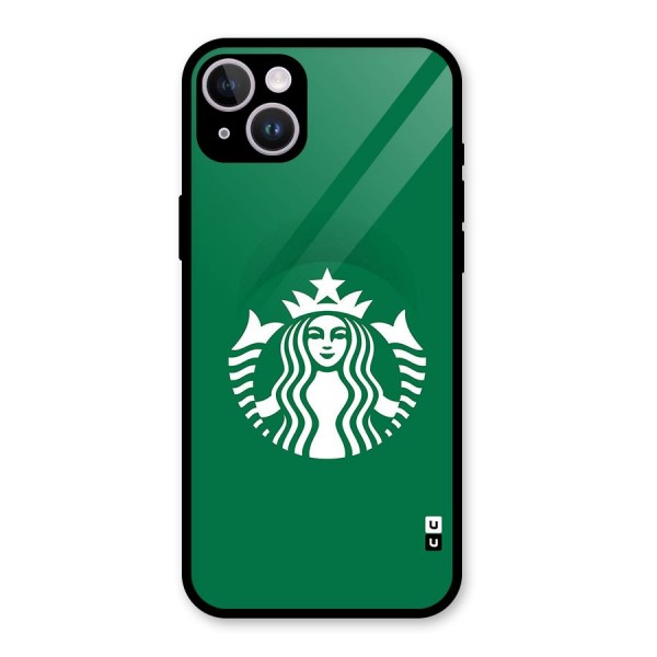 Lady StarBucks Glass Back Case for iPhone 14 Plus