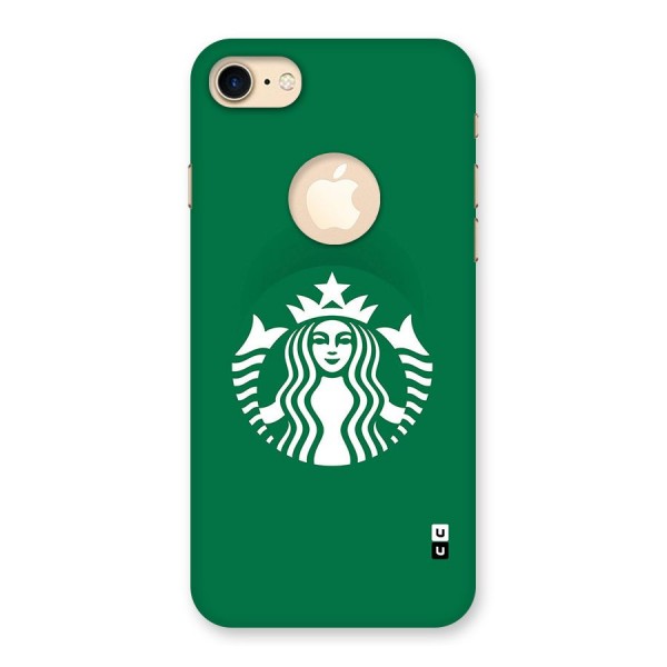 Lady StarBucks Back Case for iPhone 8 Logo Cut