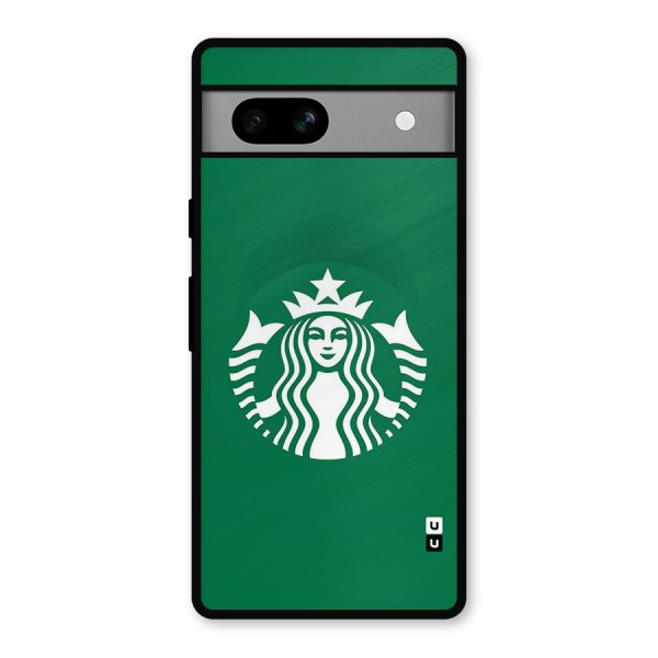 Lady StarBucks Metal Back Case for Google Pixel 7a