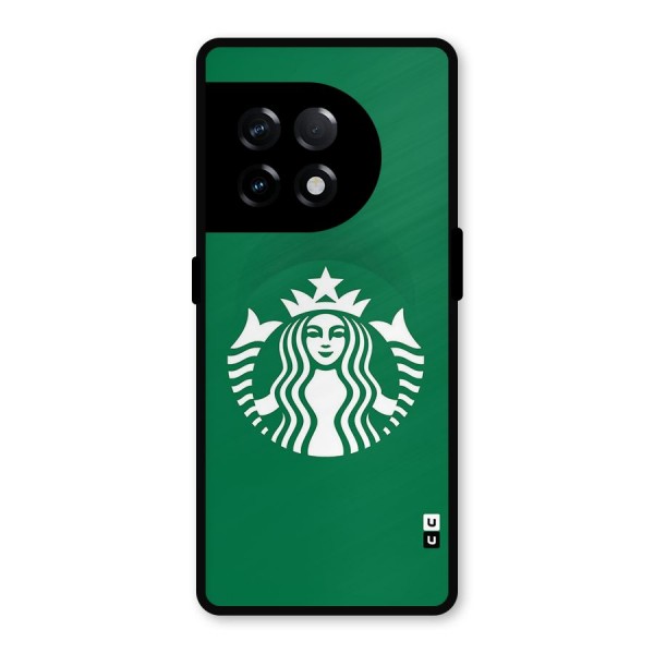 Lady StarBucks Metal Back Case for OnePlus 11R