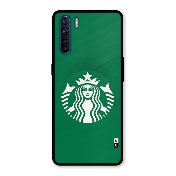 Lady StarBucks Metal Back Case for Oppo F15