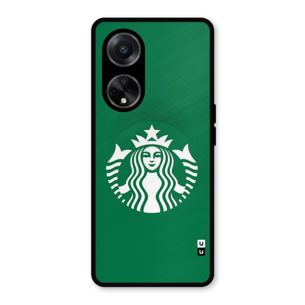 Lady StarBucks Metal Back Case for Oppo F23