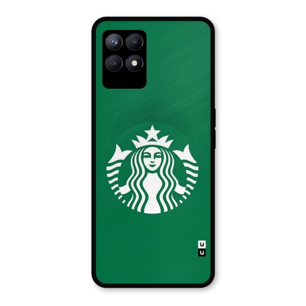 Lady StarBucks Metal Back Case for Realme 8i